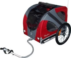 DoggyRide Hondenfietskar Original Rood/grijs