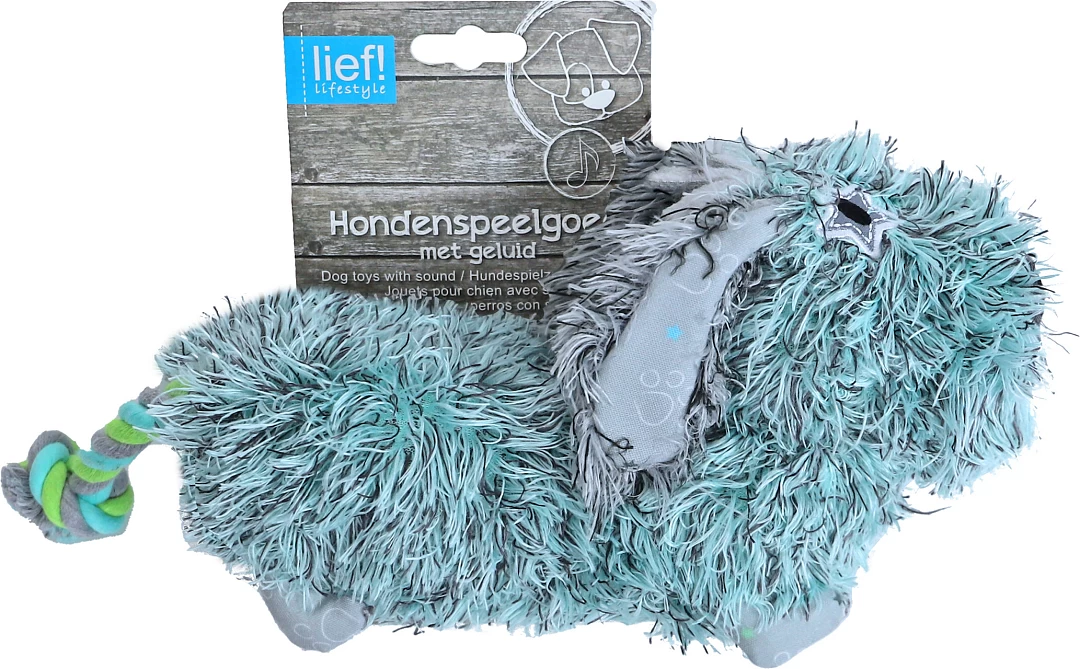 Lief! Lifestyle Boys Teckel Staand Met Piep Assorti 25 Cm - Afbeelding 2