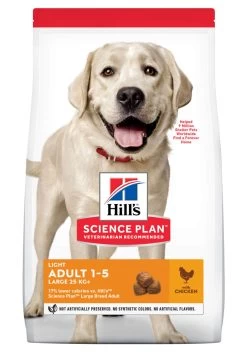 Hill's Science Plan Adult Light Large Breed Kip 18 Kg
