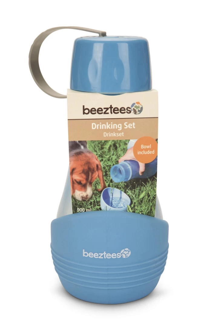Beeztees Draagbare Drinkset Aventura Blauw 850 Ml - Image 3