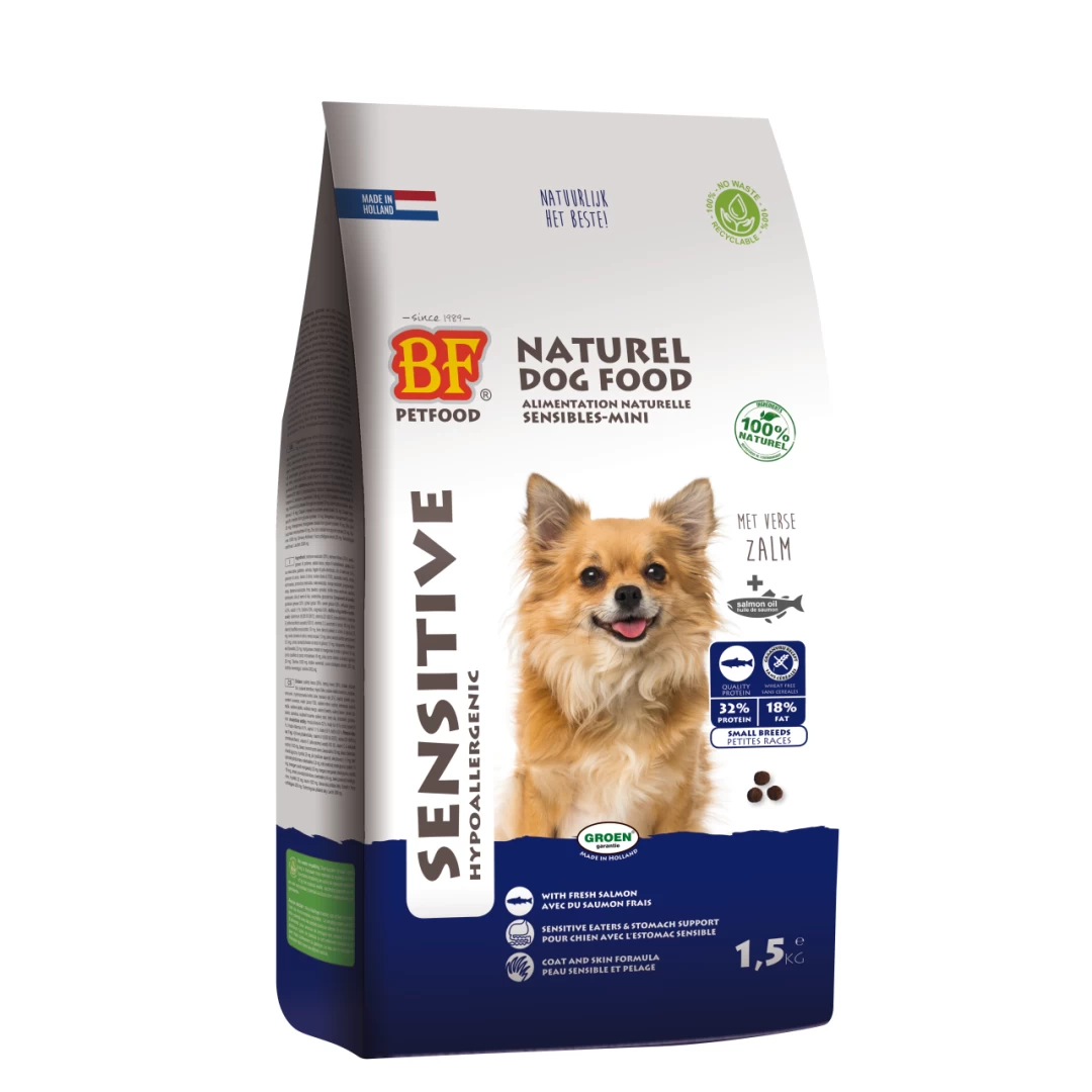 BF Petfood Hondenvoer Sensitive Small Breed 1,5 Kg