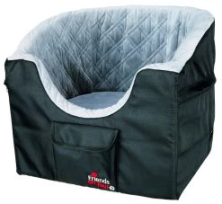 TRIXIE Autozitje Zwart/grijs