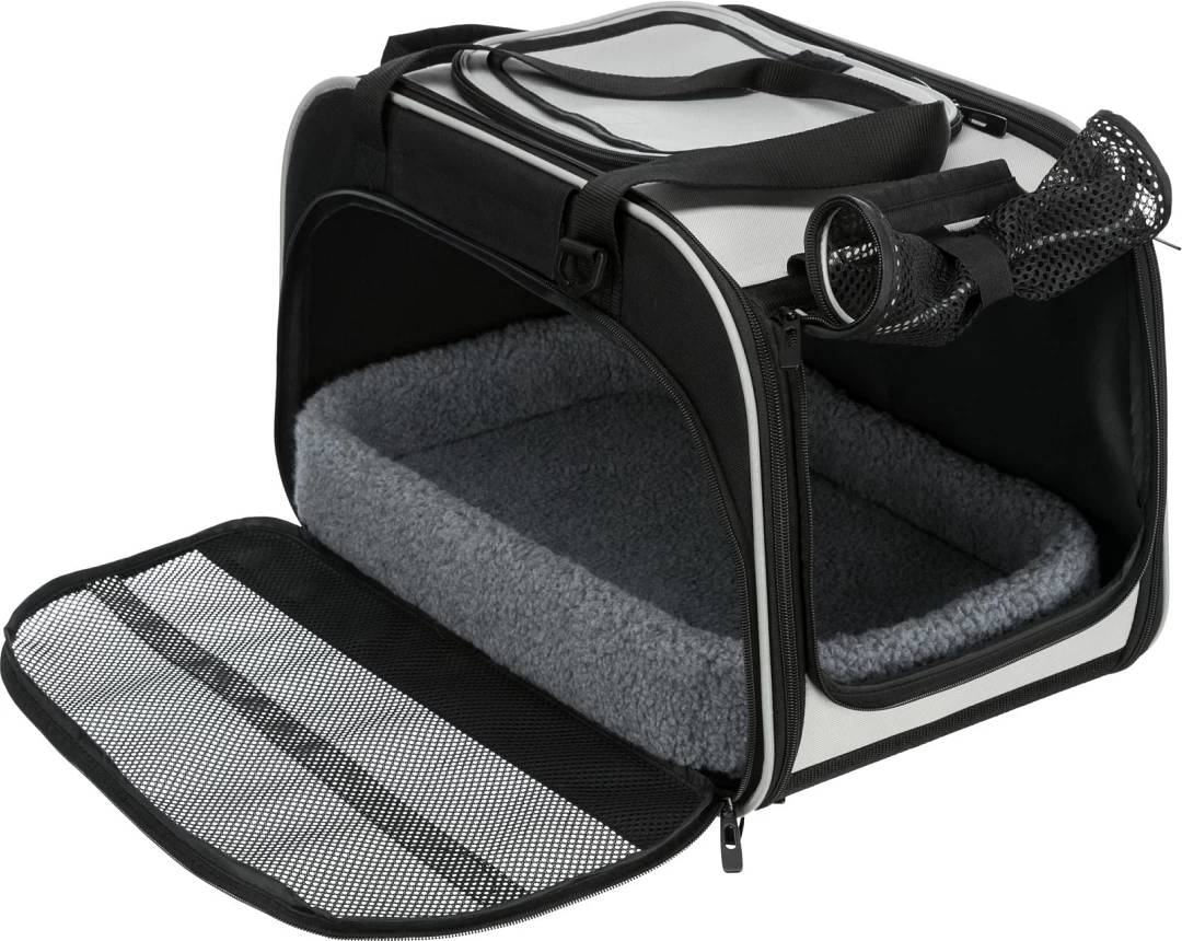 TRIXIE Woon- En Transporttas Hond Valery Zwart/Grijs - Image 3