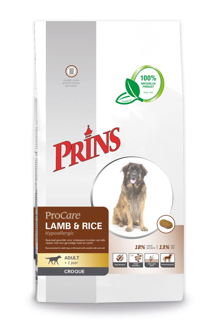 Prins Hondenvoer ProCare Croque Lamb & Rice 2 Kg