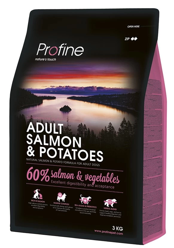 Profine Hondenvoer Adult Salmon & Potatoes 3 Kg
