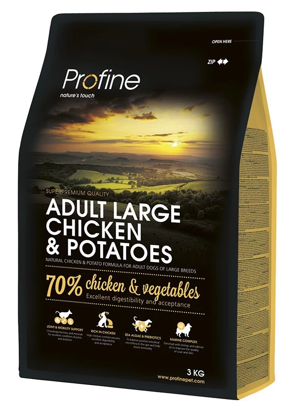 Profine Hondenvoer Adult Large Chicken & Potatoes 3 Kg