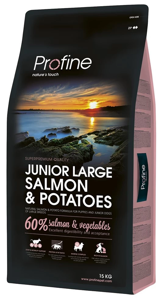 Profine Hondenvoer Junior Large Salmon & Potatoes 15 Kg