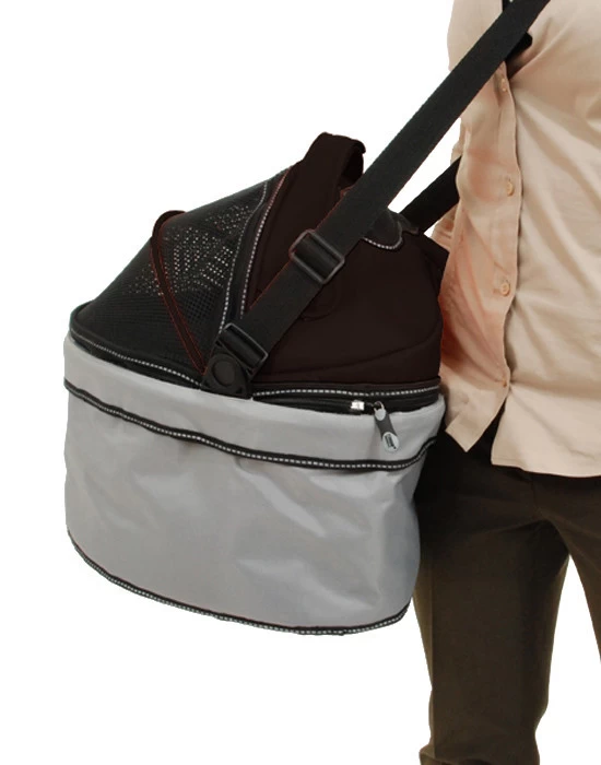 Hondenfietsmand Pod ILove Zwart/grijs - Afbeelding 3