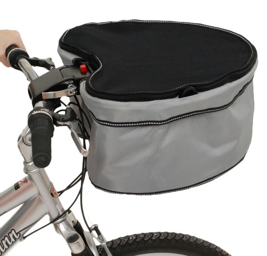 Hondenfietsmand Pod ILove Zwart/grijs