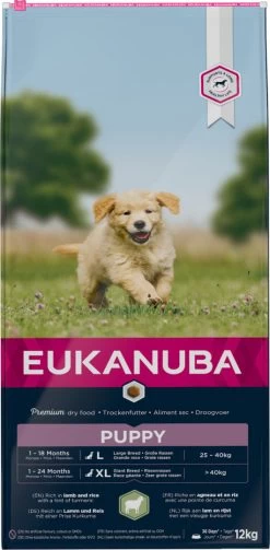 Eukanuba Hondenvoer Puppy Large Lamb & Rice 12 Kg