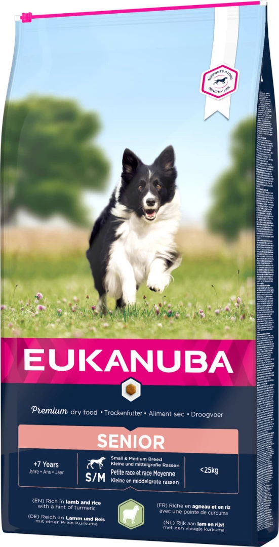 Eukanuba Hondenvoer Senior Small Medium Lamb & Rice 12 Kg - Image 2