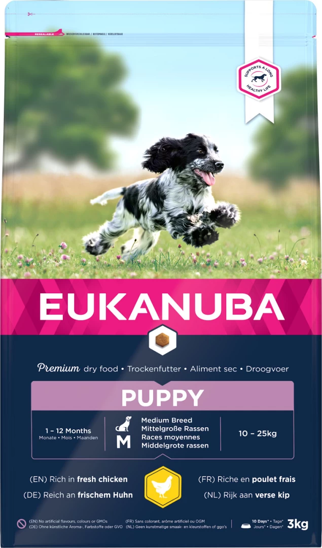 Eukanuba Hondenvoer Growing Puppy Medium Breed 3 Kg