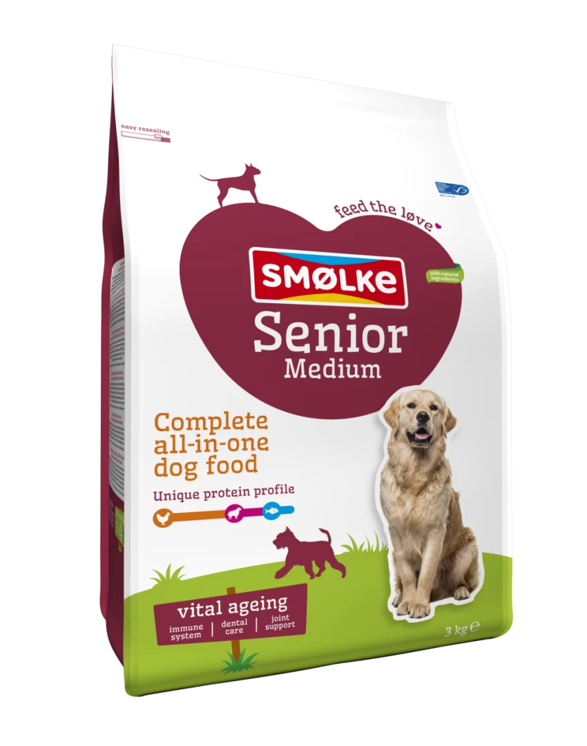 Smølke Hondenvoer Senior Medium 3 Kg