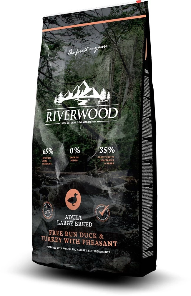 Riverwood Hondenvoer Adult Large Breed Duck & Turkey 2 Kg