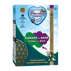Renske Vers Hondenvoer Kalkoen Met Eend 375 Gr