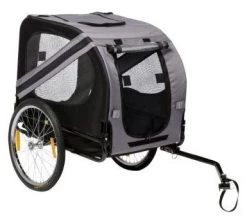 Hondenfietskar Doggy Liner Juliette Grijs/zwart