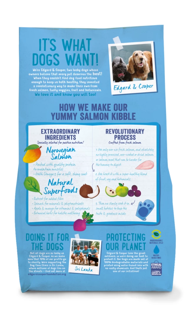 Edgard & Cooper Hondenvoer Adult Noorse Zalm 2,5 Kg - Image 2