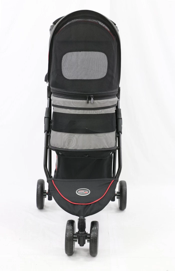 Innopet Buggy Avenue Shiny Grey/red - Image 3